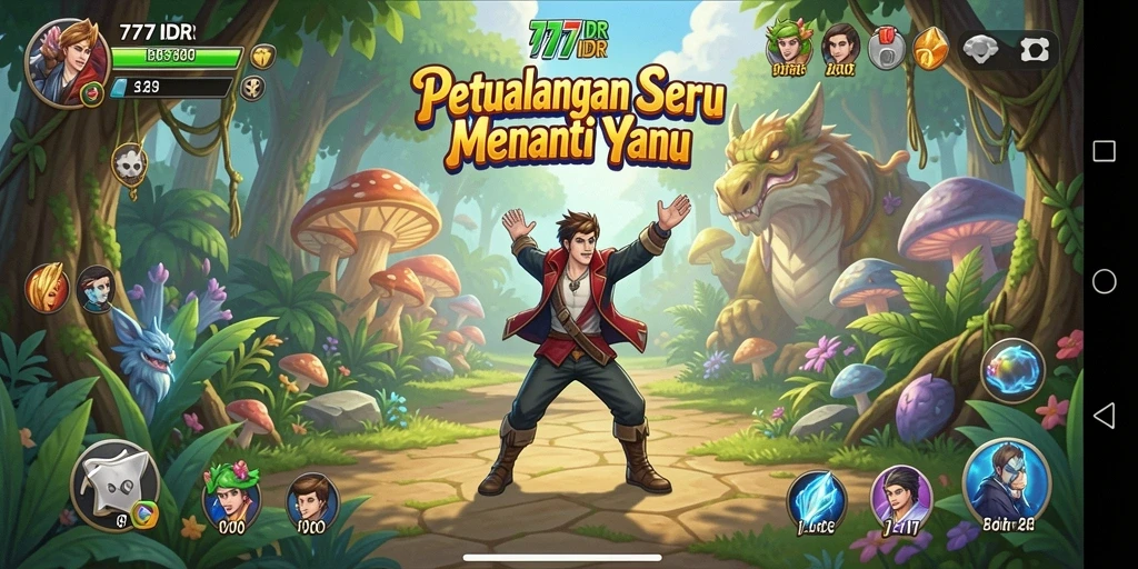 Gameplay petualangan yang mengasyikkan dan penuh tantangan.