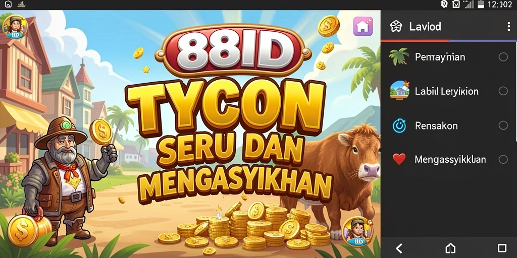 Tampilan gameplay seru dalam 88ID yang menarik dan menantang.