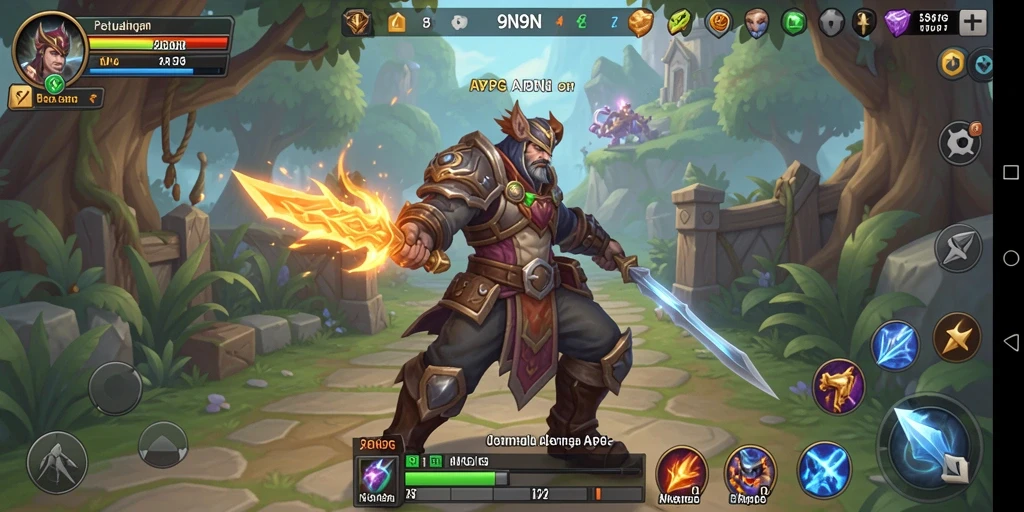 Gameplay seru dan grafis menawan dari 9N9N.