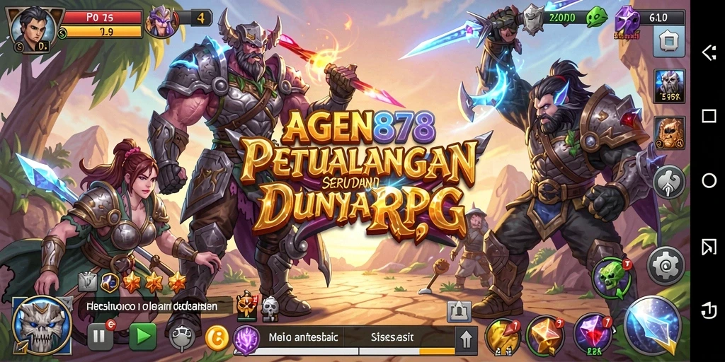Menampilkan pertarungan epik dan eksplorasi dunia RPG yang mendebarkan.