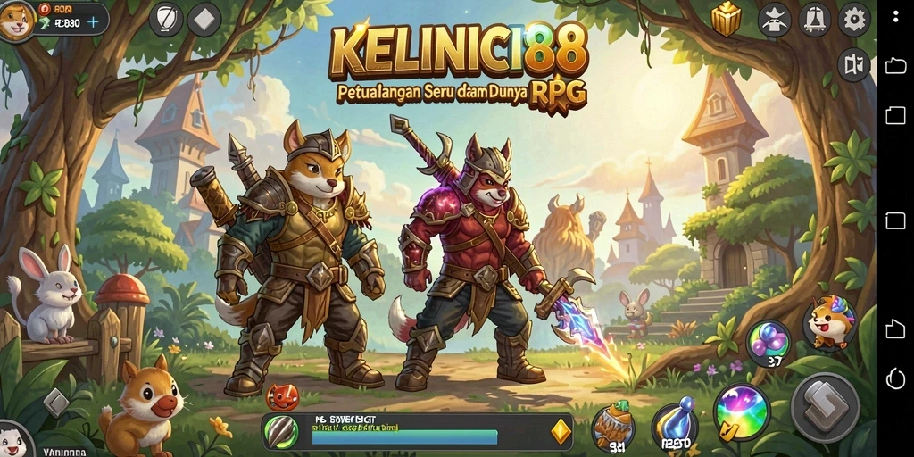 Tampilan gameplay KELINCI88 yang menarik dan penuh aksi.