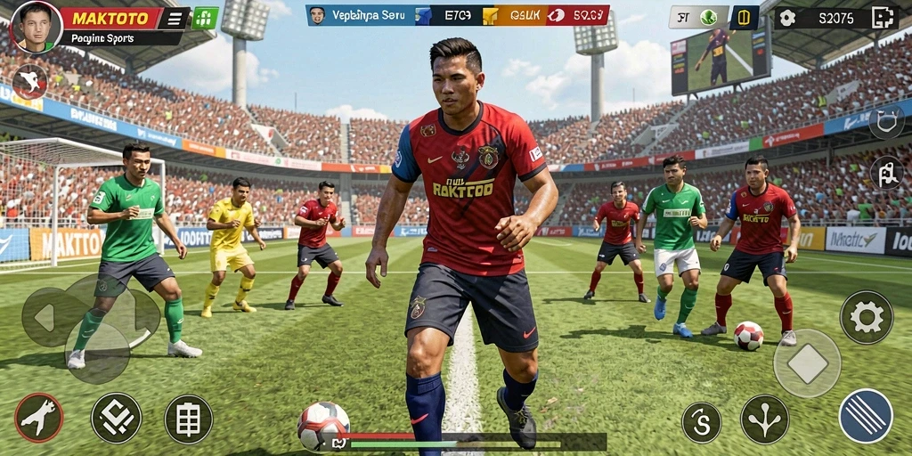 Tampilan gameplay MAKTOTO yang seru dan menarik dari berbagai olahraga.