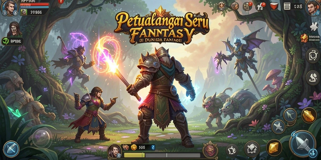 Tampilan gameplay seru dalam petualangan RP886 yang menakjubkan.