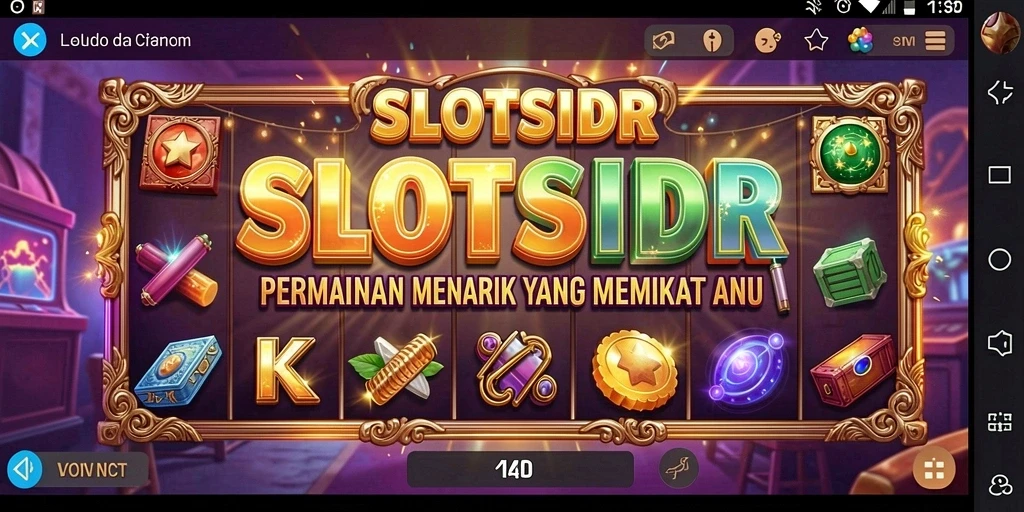 Tampilan menarik dari gameplay SLOTSIDR yang penuh warna.